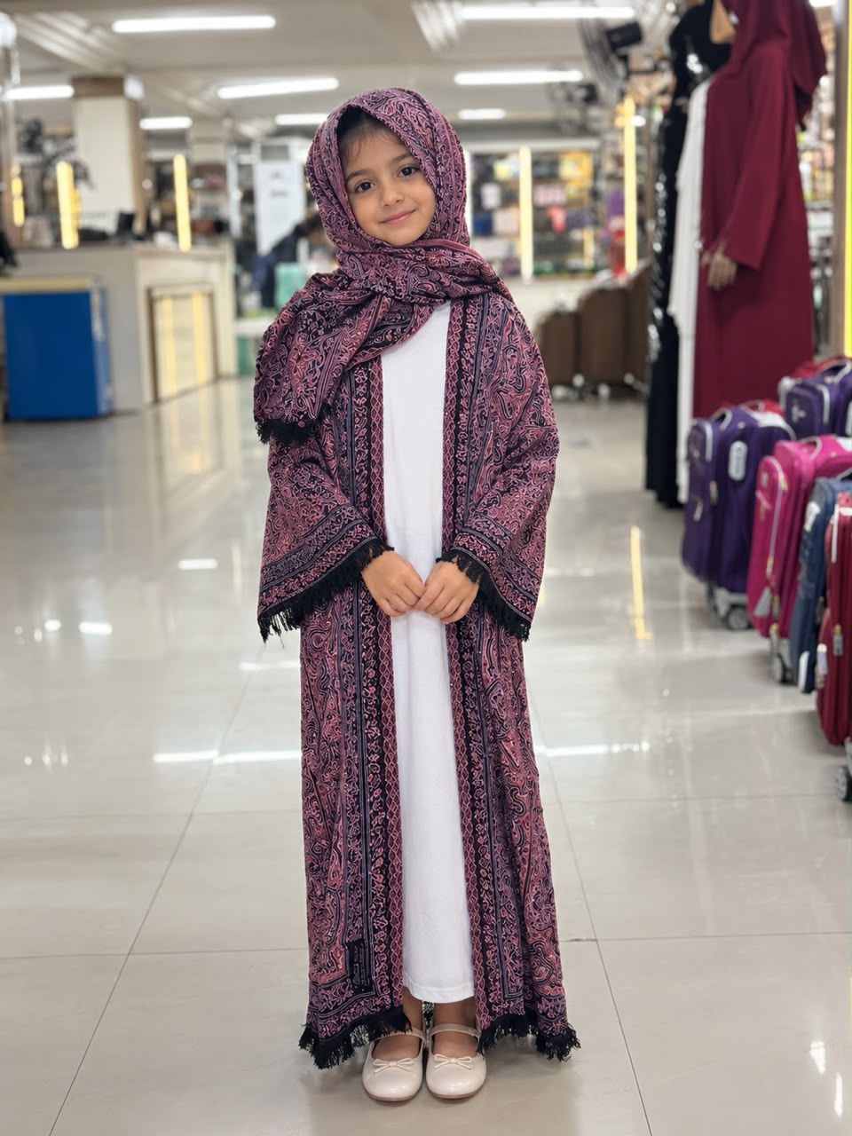 Children Pashmina Abaya